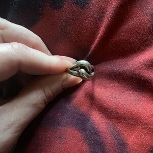 Retired James Avery Silver Cadena Knot Ring
